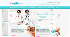 Desktop Screenshot of healthtourbooking.com